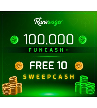 Runewager 100000 Fun Cash + FREE 10 Sweep Cash Key GLOBAL